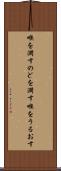 喉を潤す Scroll