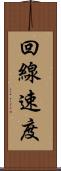 回線速度 Scroll