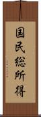 国民総所得 Scroll