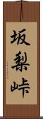 坂梨峠 Scroll