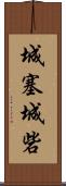 城塞;城砦 Scroll