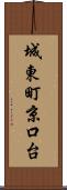 城東町京口台 Scroll