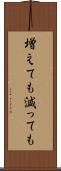 増えても減っても Scroll
