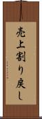 売上割り戻し Scroll