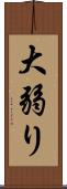 大弱り Scroll