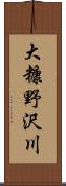 大糠野沢川 Scroll