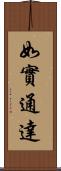 如實通達 Scroll
