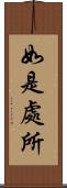 如是處所 Scroll