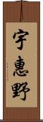 宇惠野 Scroll