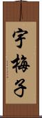 宇梅子 Scroll