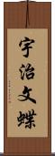 宇治文蝶 Scroll