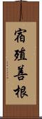 宿殖善根 Scroll