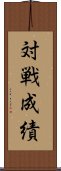 対戦成績 Scroll