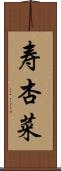 寿杏菜 Scroll