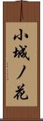 小城ノ花 Scroll