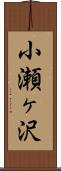 小瀬ヶ沢 Scroll