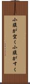 小腹が空く Scroll