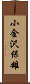 小金沢保雄 Scroll