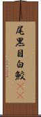 尾黒目白鮫(rK) Scroll