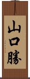 山口勝 Scroll