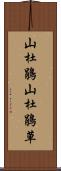 山杜鵑 Scroll