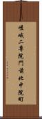 嵯峨二尊院門前北中院町 Scroll