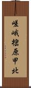 嵯峨樒原甲北 Scroll