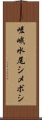 嵯峨水尾シメボシ Scroll