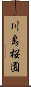 川島桜園 Scroll