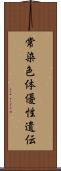 常染色体優性遺伝 Scroll