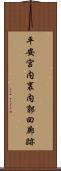 平安宮内裏内郭回廊跡 Scroll