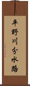 平野川分水路 Scroll