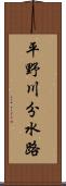 平野川分水路 Scroll