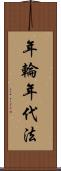 年輪年代法 Scroll