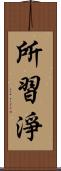 所習淨 Scroll