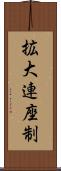 拡大連座制 Scroll