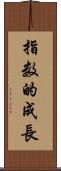 指数的成長 Scroll