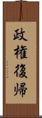 政権復帰 Scroll