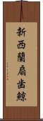新西蘭扇歯鯨 Scroll
