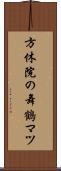 方休院の舞鶴マツ Scroll