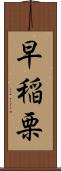 早稲栗 Scroll