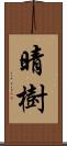 晴樹 Scroll