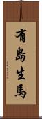 有島生馬 Scroll