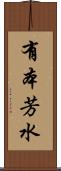有本芳水 Scroll