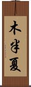 木半夏 Scroll