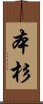 本杉 Scroll