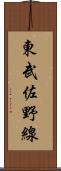 東武佐野線 Scroll