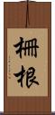 柵根 Scroll