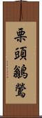 栗頭鶲鶯 Scroll