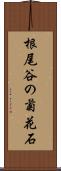 根尾谷の菊花石 Scroll